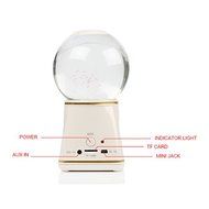 Kocaso Cyclone Water Dancing Globe Speaker with Bluetooth 4.0 (Wireless, 3 Color Dancing Water Speaker) - White N8