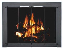 Stoll P4033-BK 40&amp;&amp;Wx33&amp;&amp;H Princeton Glass Enclosure - Textured Black