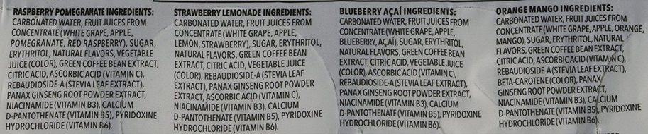 Starbucks Refreshers, 4 Flavor Variety Pack, 12 Ounce Slim Cans, 12 Pack N15