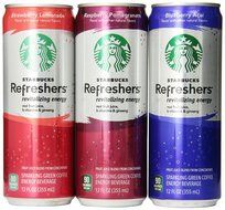 Starbucks Refreshers, 4 Flavor Variety Pack, 12 Ounce Slim Cans, 12 Pack N17