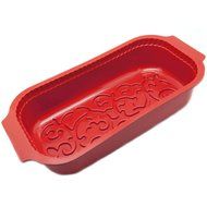 Freshware Rose Pattern Pound Cake Silicone Mold and Pan N11