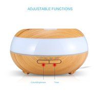 FLOVEME 300ml Aromatherapy Essential Oil Diffuser Personal Ultrasonic Cool Mist Humidifier with 7 Colors Changing... N4