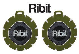 Ribit&trade; Red Waterproof Bluetooth Speakers - IPX7 Outdoor Wireless Speakers - Best Bluetooth Speakers for Pool and... N9