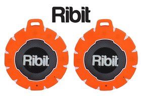 Ribit&trade; Red Waterproof Bluetooth Speakers - IPX7 Outdoor Wireless Speakers - Best Bluetooth Speakers for Pool and... N10