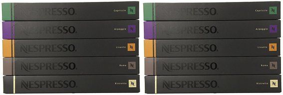 Nespresso Variety Pack for OriginalLine, 50 Capsules, 1.76 oz N4