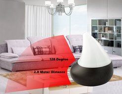 Aromatherapy Essential Oil Diffuser + Guluman 150ml Portable USB Air Humidifier Smart Infrared Induction, Ultrasonic... N7