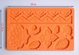 Silicone Leaf Flower Lace Mold Edgings Model DIY Cake Tool