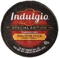 Indulgio Pumpkin Spice Cappuccino Special Edition for Keurig K-Cup Brewers, 12 Count (Pack of 6) N22