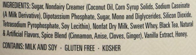 Pacific Chai Vanilla Instant Powdered Chai mix, 48oz canister N2