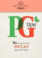 PG Tips Decaf 80 Ct Tea Bags - 2 Pack N7