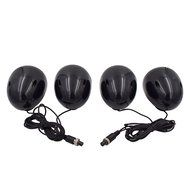 Shkc8300-Bl 1400 W all waterproof motorcycle atv marine audio system lcd display Black N3