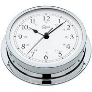 BARIGO Viking Series Quartz Ship's Clock - Chrome Housing - 5" Dial