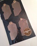 Personalize Me Bronze Metal Tags N2