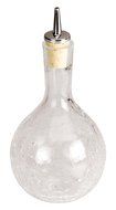Paderno World Cuisine Rounded Glass Dash Bottle with Pourer, 10.1-Ounces