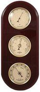 Ambient Weather WS-YG313-Y Cherry Finish Brass Bezel Traditional Weather Station N3