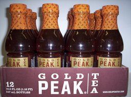 Gold Peak Iced Tea, Unsweetened - 18.5 Fl Oz (1.16 Pt) 547 Ml Pack of 12
