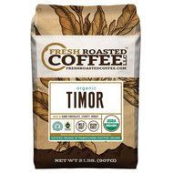 Timor Organic Fair Trade Coffee, Whole Bean, Fresh Roasted Coffee LLC (5 lb.)
