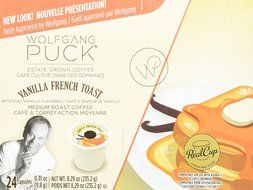 Wolfgang Puck Vanilla French Toast Coffee Keurig K-Cups, 24 Count N7