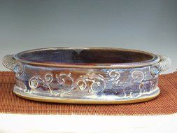 Baking/Casserole Dish, Wheel Thrown, Handmade N18