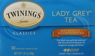 Twinings Lady Grey Decaf Tea, Tea Bags, 20 Count
