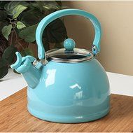 Calypso Basics Turquoise Whistling Tea Kettle