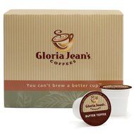 Gloria Jean's Coffees, Butter Toffee, K-Cup Portion Pack for Keurig Brewers 24-Count N2