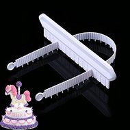 Whosee Fondant Cake Arc Decorating Graduated Scale Cake Ruler DIY Baking Measure Tools N5