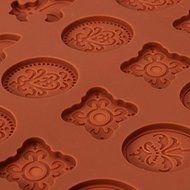 Carving Flower Silicone Cake Decorating Mold Chocolate Soap Mold N2