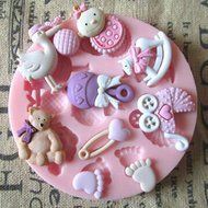 DIY Cake Decorating Fondant Silicone Sugar Craft Mold, Mini N2