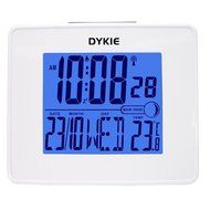 DYKIE Wireless RF RCC Weather Station with LED Backlight Indoor Temperature Alarm Clock N2