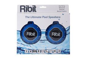 Ribit&trade; Red Waterproof Bluetooth Speakers - IPX7 Outdoor Wireless Speakers - Best Bluetooth Speakers for Pool and... N16
