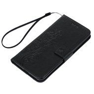 iPhone 7 Plus Case (5.5 inch) - Flip Folio Wallet Stand Case Embossed Cirrus PU Leather Case Shockproof Soft TPU... N12