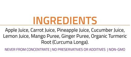 Super Detox Me Vibrance Cleanse Juice with Green Tea and Mango, 12 Ounce, Pack of 10 N24