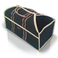 Grillinator Ultimate Firewood Log Carrier: Back Saving Design with Ultra Premium Canvas (Black) N10