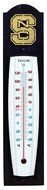 Henson Metal Works 2510-4 North Carolina State University Collegiate Logo Outdoor Thermometer, Large