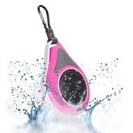 2BOOM Mini Wireless Bluetooth Portable Speaker with Carabiner Shower Suction Cup Black N15