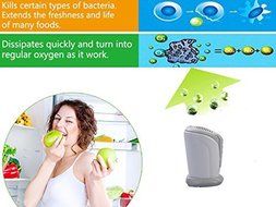 BestFire&reg; Mini Ionic Freshener Deodorizer Purifier for Refrigerators Closets Bathrooms N3