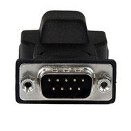 StarTech.com 1 Port USB to Null Modem RS232 DB9 Serial DCE Adapter Cable with FTDI, Black (ICUSB232FTN ) N8