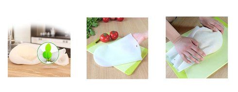 Silicone Kneading Dough Bag for Dough, Pastries, Pizza Dough, Tortilla, and Blending Preserves. N3