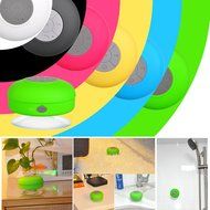 WECOME HD Water Resistant Bluetooth 3.0 Shower Speaker, Handsfree Waterproof Shower Bluetooth Portable Speaker... N4