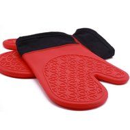 Nardo Visgo&reg; Non-Stick Silicone Cooking Baking Mat (Half Sheet Size,11-5/8&quot; x 16-1/2&quot;) and Silicone Cooking Gloves...