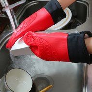 Nardo Visgo&reg; Non-Stick Silicone Cooking Baking Mat (Half Sheet Size,11-5/8&quot; x 16-1/2&quot;) and Silicone Cooking Gloves... N2