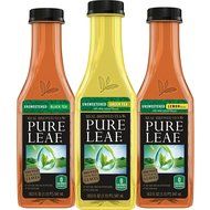 Pure Leaf Iced Tea, Unsweetened, Real Brewed Tea, 0 Calories, 18.5 Ounce (Pack of 12) N4