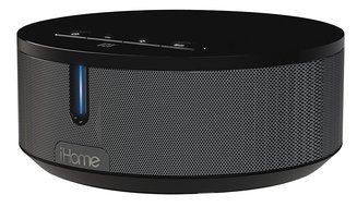 iHome iBN26G2 NFC Bluetooth Stereo System with Speakerphone (Gunmetal) N2