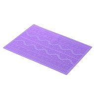Efanr Non-stick Purple Silicone Sugar Fondant Cakes Lace Baking Mold Mould DIY Cake Decoration Kitchen Tool N2