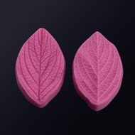 Anself Silicon Cake Mold 3D Leaf Shape Fondant Mould for Cake Decoration N6