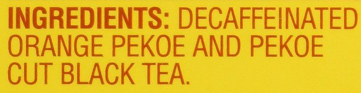 Lipton Black Tea Bags, Decaffeinated 50 Count N2