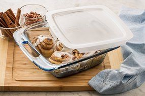 Pyrex Atlantic 4 Piece Value Pack Bakeware Set, Blue/Clear N2