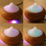 Cornmi Woodgrain Essential Oil Diffuser 7 Colors - Auto Shut-off Portable Ultrasonic Cool Mist Aroma Humidifier... N2