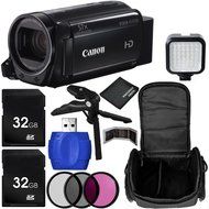Canon VIXIA HF R700 Full HD Camcorder (Black) Bundle with Carrying Case and Accessory Kit (11 Items)